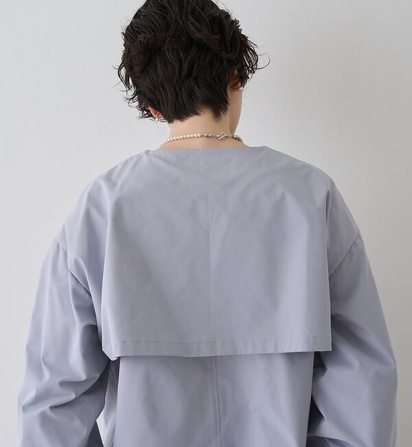 Rouge vif「【撥水・防花粉加工】【一部店舗限定】キャンディスリーブショートトレンチコート」|トレンチコート|