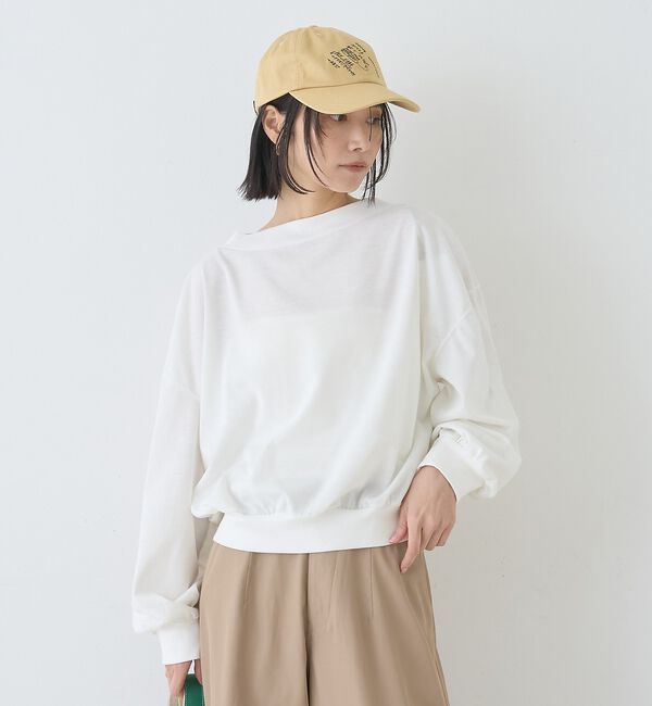 Rouge vif「ポリスパンパフスリーブイージーカットプルオーバー/吸水速乾」|Tシャツ・カットソー|