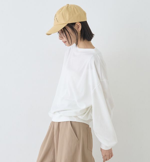 Rouge vif「ポリスパンパフスリーブイージーカットプルオーバー/吸水速乾」|Tシャツ・カットソー|