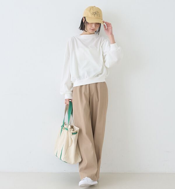 Rouge vif「ポリスパンパフスリーブイージーカットプルオーバー/吸水速乾」|Tシャツ・カットソー|