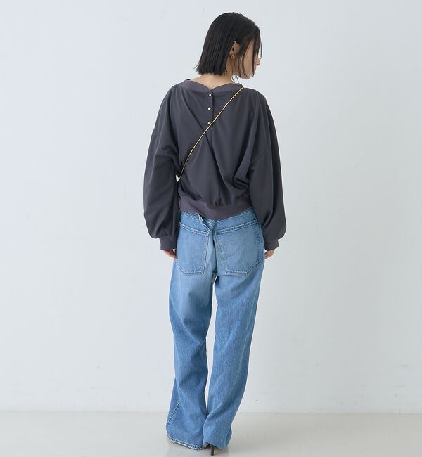 Rouge vif「ポリスパンパフスリーブイージーカットプルオーバー/吸水速乾」|Tシャツ・カットソー|