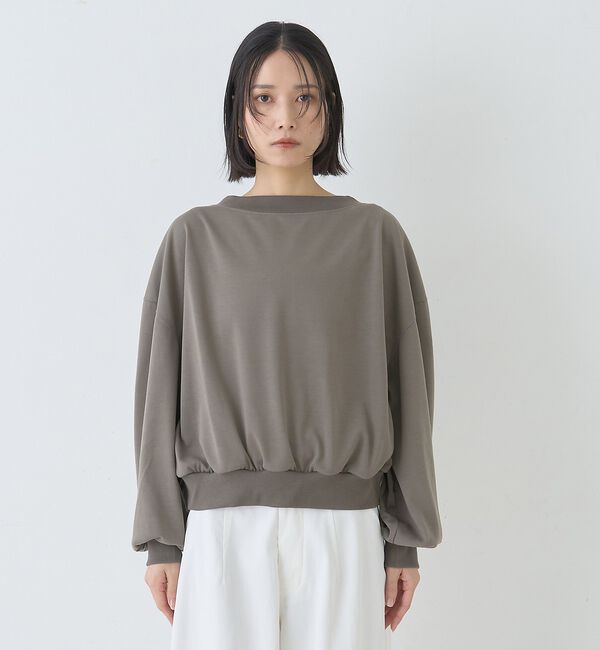 Rouge vif「ポリスパンパフスリーブイージーカットプルオーバー/吸水速乾」|Tシャツ・カットソー|