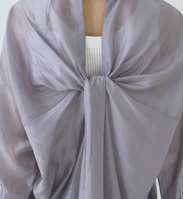 Rouge vif「【2026SS新作】【人気追加】バックツイストシャツ」|シャツ・ブラウス|