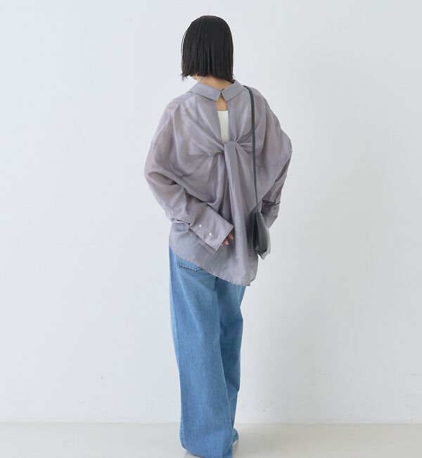 Rouge vif「【2026SS新作】【人気追加】バックツイストシャツ」|シャツ・ブラウス|