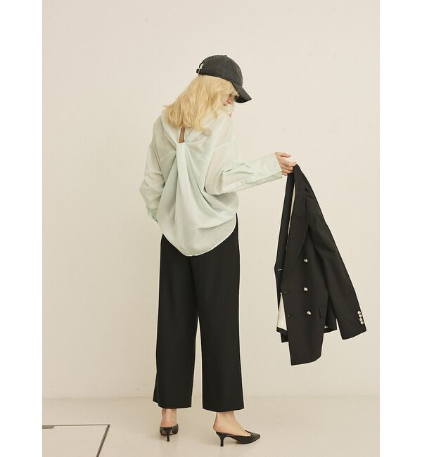 Rouge vif「【2026SS新作】【人気追加】バックツイストシャツ」|シャツ・ブラウス|