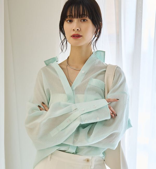 Rouge vif「【2026SS新作】【人気追加】バックツイストシャツ」|シャツ・ブラウス|