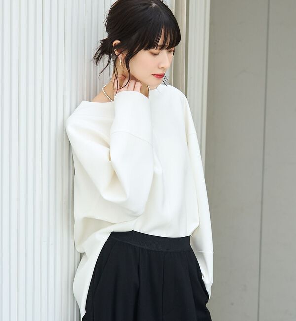 Rouge vif「ダブルフェイスプルオーバーブラウス」|シャツ・ブラウス|