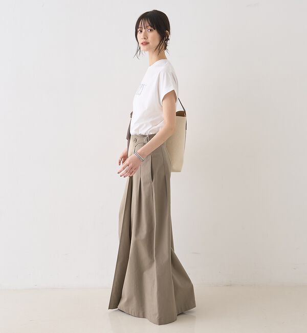 Rouge vif「タックグルカベルト マキシスカート」|スカート|