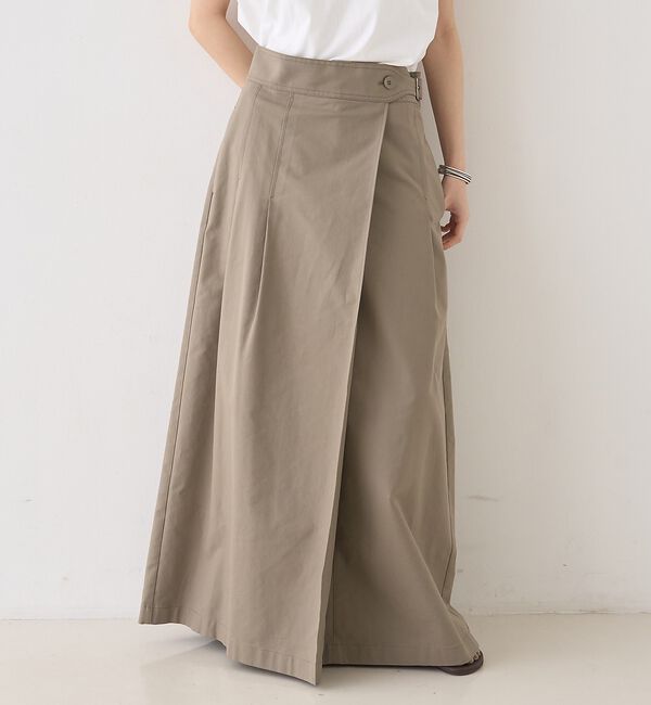 Rouge vif「タックグルカベルト マキシスカート」|スカート|