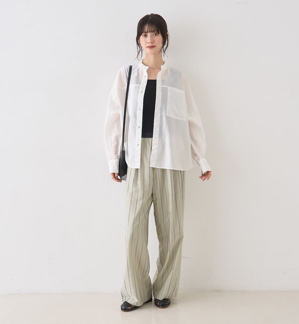 Rouge vif「ストライプイージーパンツ/ウエストゴム」|その他|