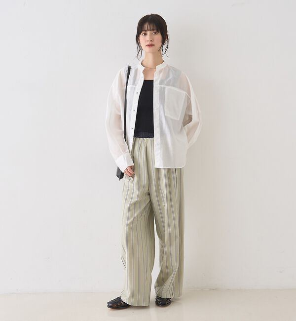 Rouge vif「ストライプイージーパンツ/ウエストゴム」|その他|