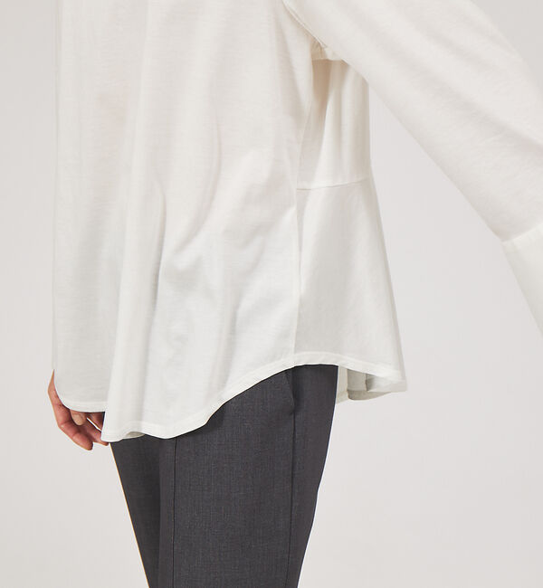 qualite「カフスフレアカットソー」|Tシャツ・カットソー|