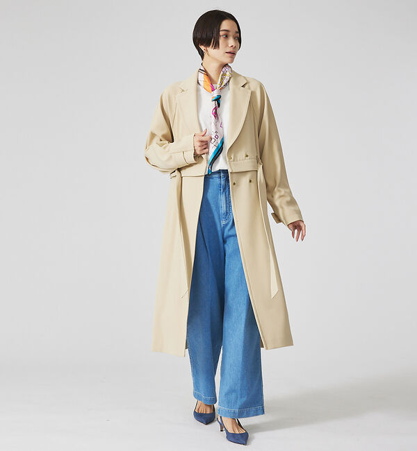 qualite「【e&times;qualite】トラウザーデニム」|デニム|