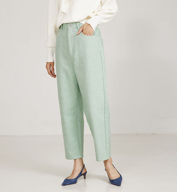 qualite「コットンシャンブレーパンツ」|デニム|