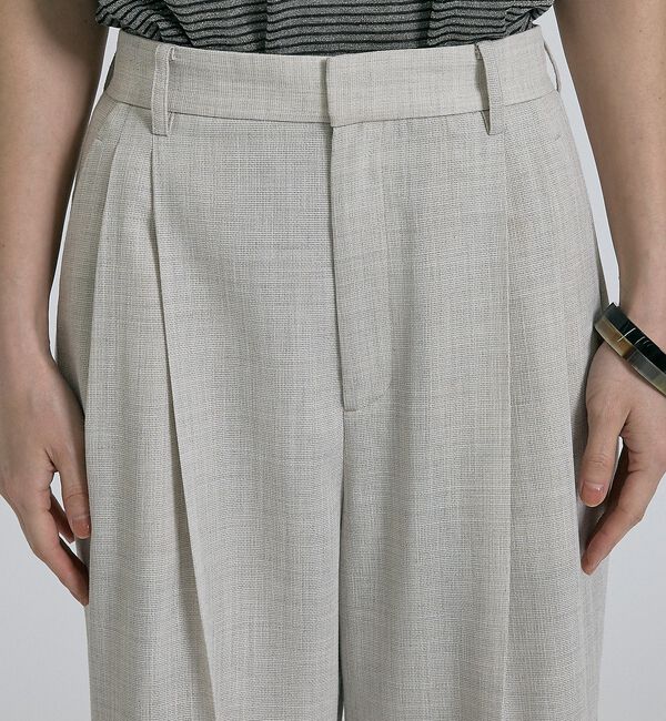 qualite「【セットアップ対応】メッシュ2タックストレードパンツ」|その他|