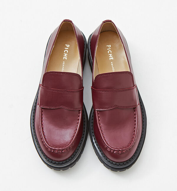 AU BANNISTER「【晴雨兼用】厚底ローファー」|ローファー|