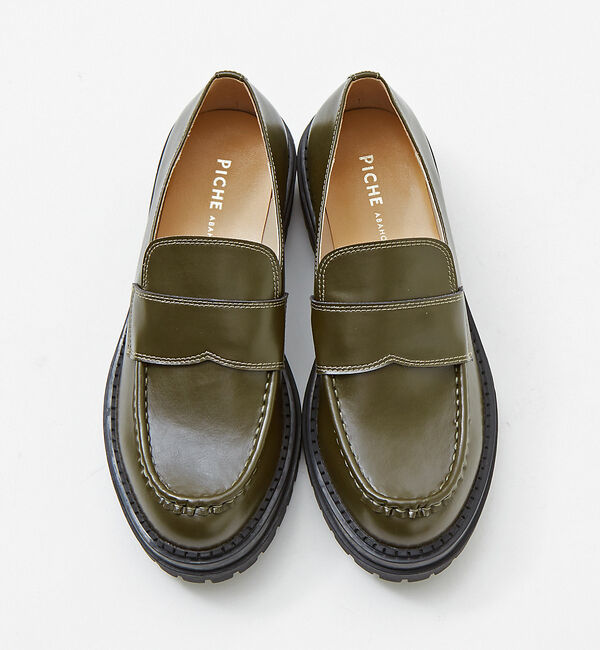 AU BANNISTER「【晴雨兼用】厚底ローファー」|ローファー|