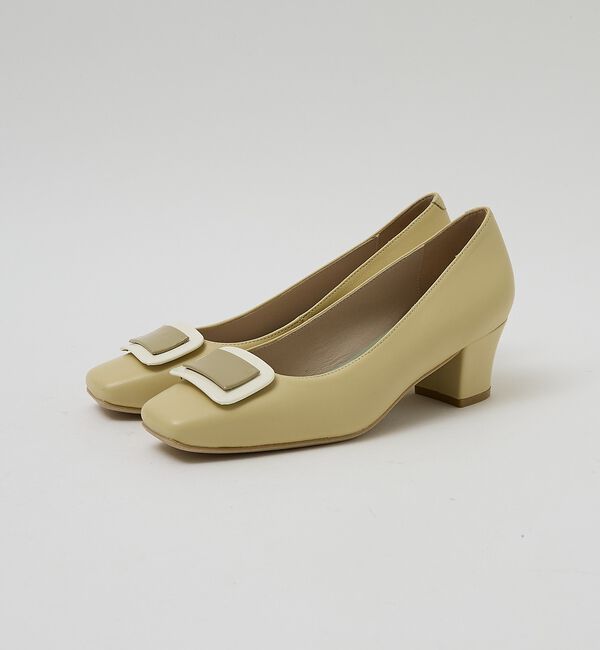 AU BANNISTER「スクエアモチーフパンプス」|パンプス|