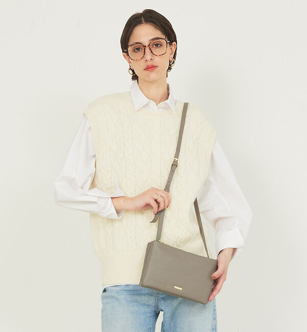 LOWELL things「●SOEUR/ダブルファスナーミニショルダー」|ショルダー・メッセンジャー|