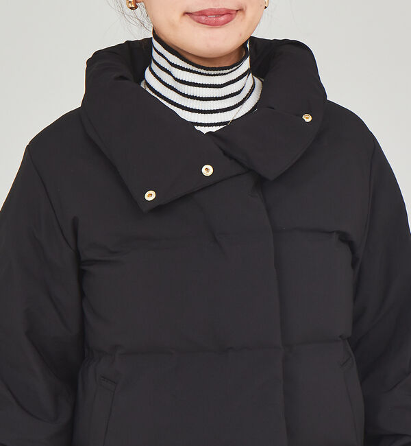 abahouse mavie「【WEB Domani掲載】袖リブシームレススタンドダウン/ロングセラー/定番/」|ダウン|