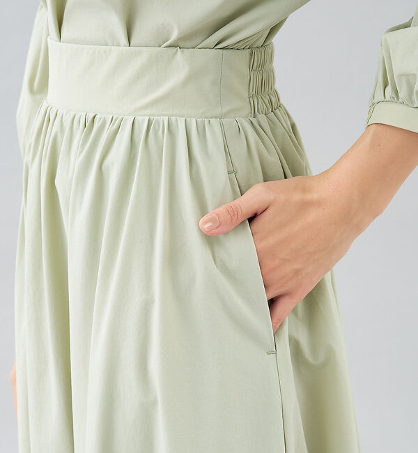 abahouse mavie「ナイロンストレッチロングスカート」|スカート|