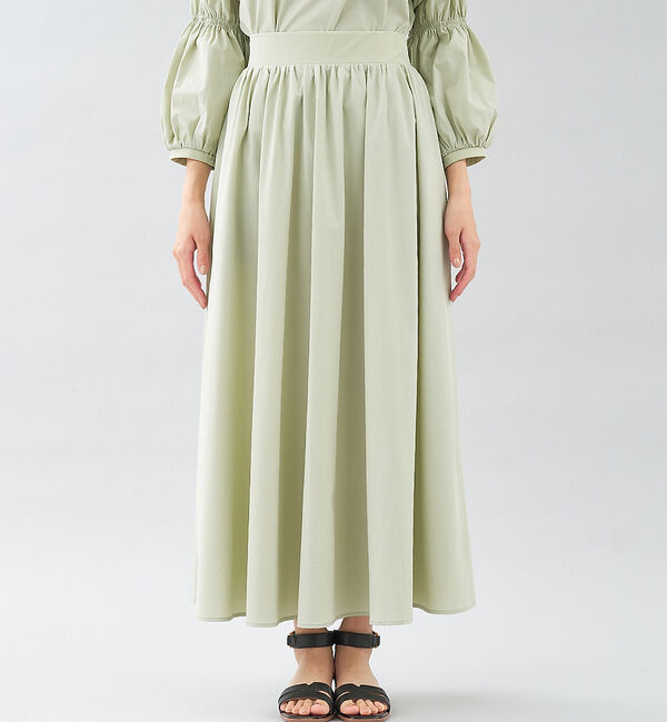 abahouse mavie「ナイロンストレッチロングスカート」|スカート|