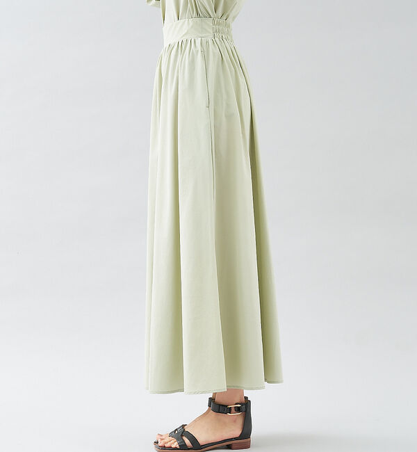 abahouse mavie「ナイロンストレッチロングスカート」|スカート|