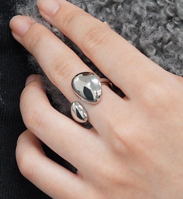 abahouse mavie「【NOVA】サージカルステンレスデュオリング」|リング|シルバー