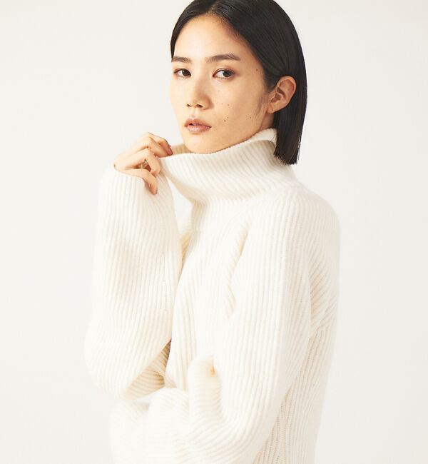 The Store by C' 「【COCUCA】フォルムプルオーバー」|ニット・セーター|オフホワイト