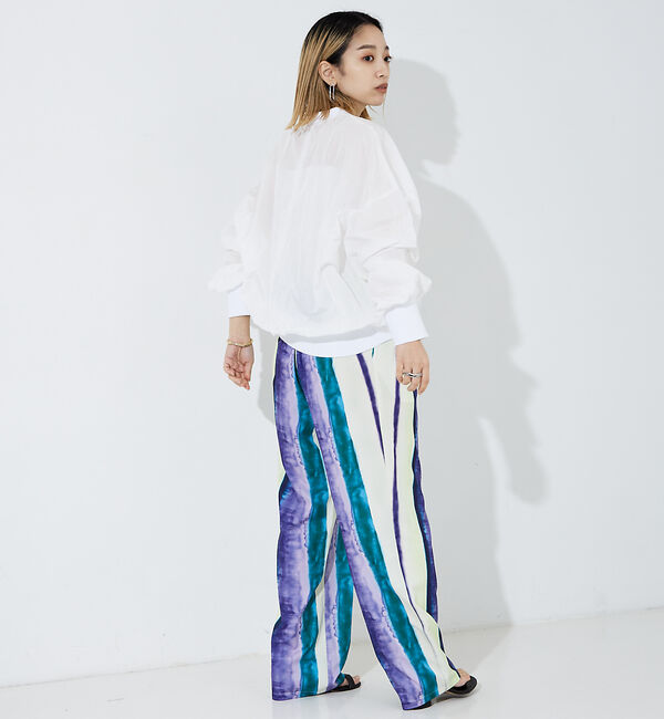 NOMINE「袖ボリューム シャツプルオーバー」|シャツ・ブラウス|