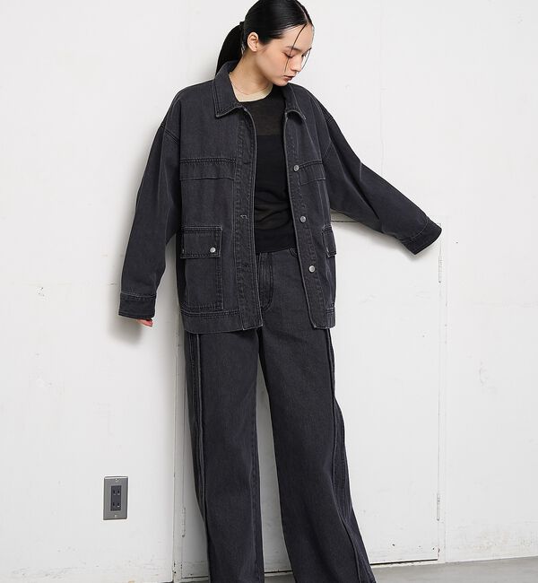 NOMINE「【セットアップ対応】オーバーサイズ デニム ジャケット / カバーオール」|その他|