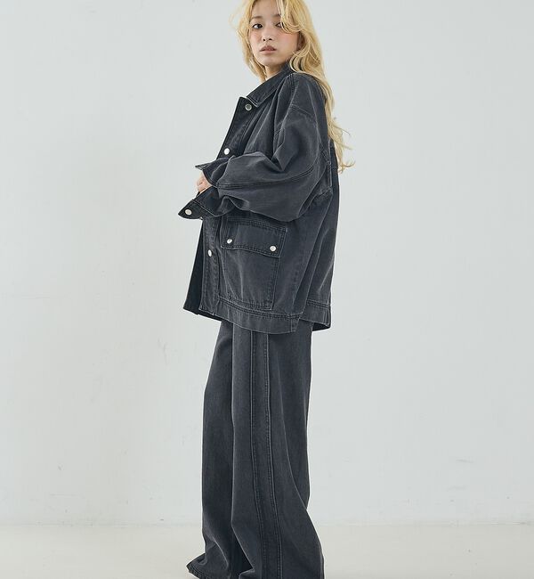 NOMINE「【セットアップ対応】オーバーサイズ デニム ジャケット / カバーオール」|その他|