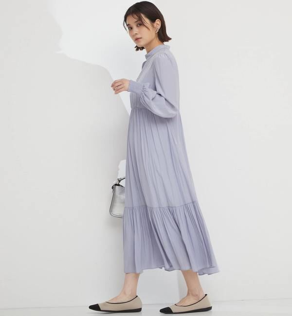TIARA「ハイネックギャザーワンピース」|ワンピース|