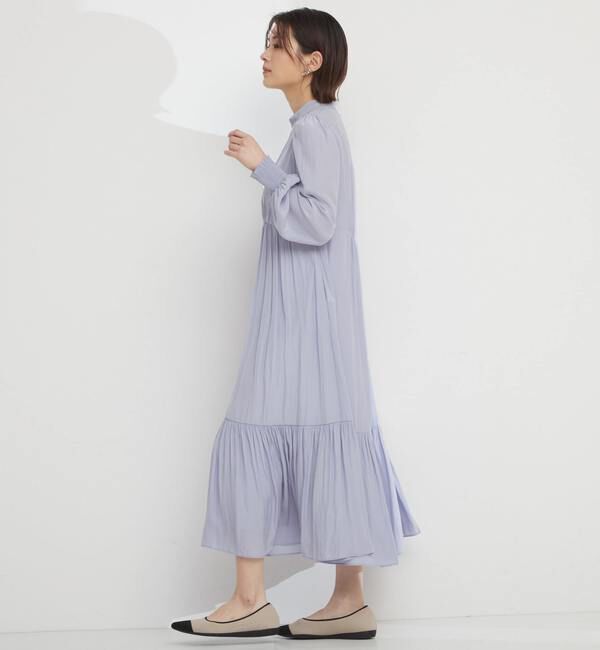 TIARA「ハイネックギャザーワンピース」|ワンピース|