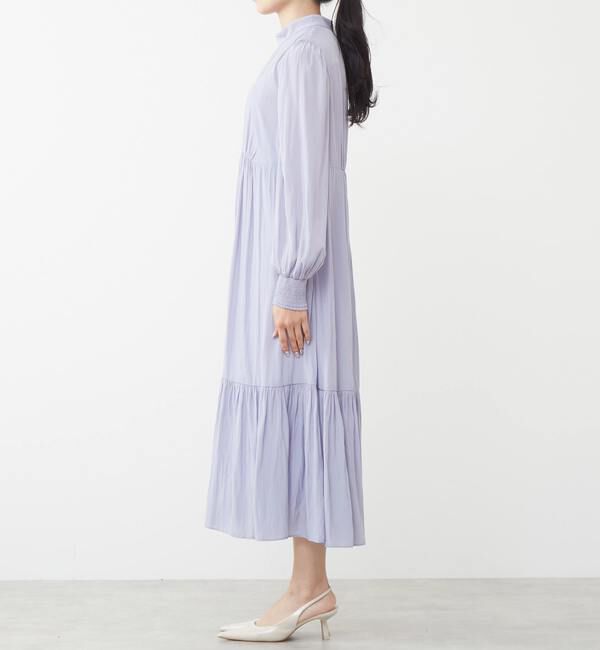 TIARA「ハイネックギャザーワンピース」|ワンピース|