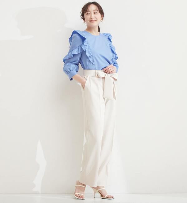 TIARA「flowyフリルブラウス」|シャツ・ブラウス|