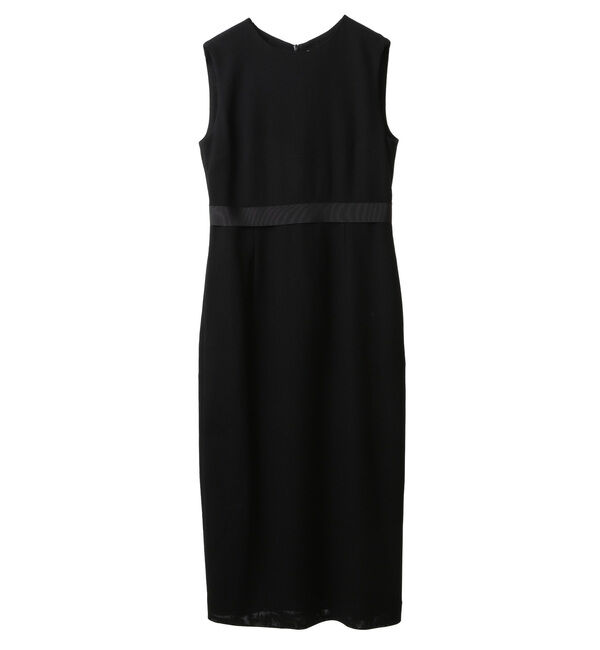 TIARA「グログランベルトタイトドレス」|その他|ブラック