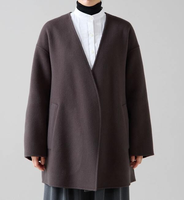 TIARA「ノーカラービッグコート」|その他|