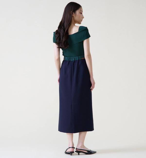 TIARA「オフショルダーリブニット」|ニット・セーター|