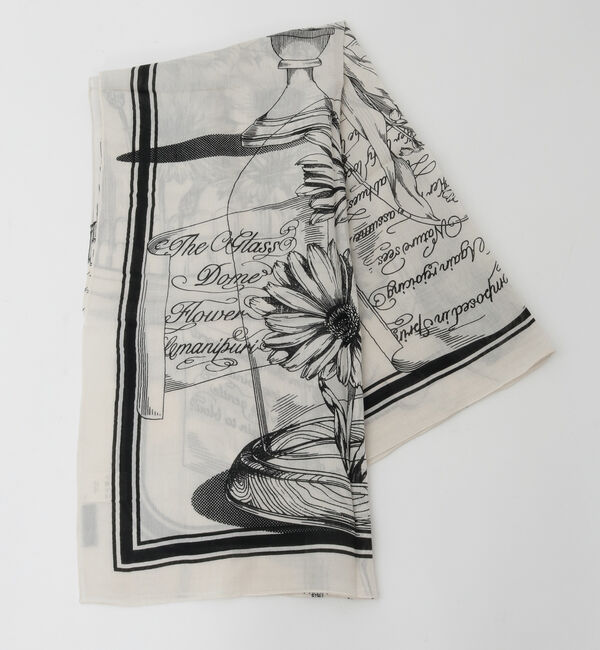 TIARA「【manipuri/マニプリ】インドストール」|バンダナ・スカーフ|ホワイト