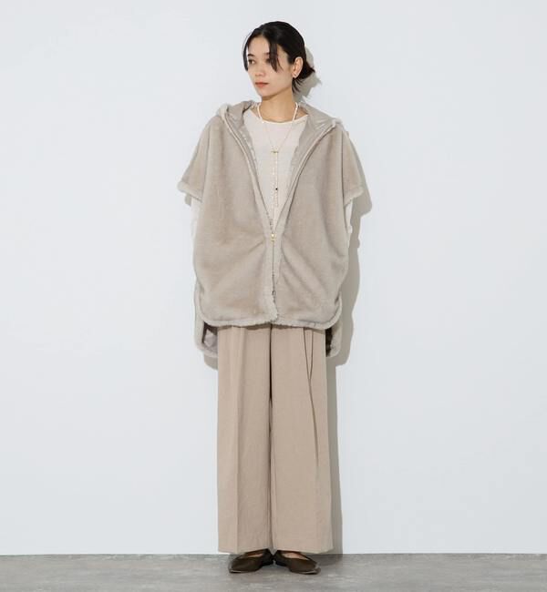 Liesse「フェイクミンクファーオーバーベスト」|ベスト・ジレ|