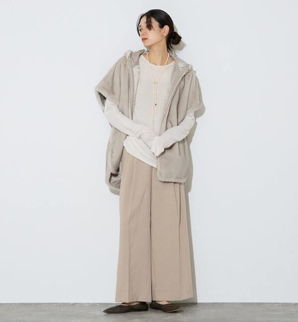 Liesse「フェイクミンクファーオーバーベスト」|ベスト・ジレ|