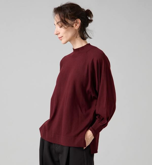 Liesse「ハイネックラグランドルマンニット」|ニット・セーター|