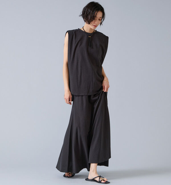 Liesse「【定番】カットソーフレアスカート」|スカート|