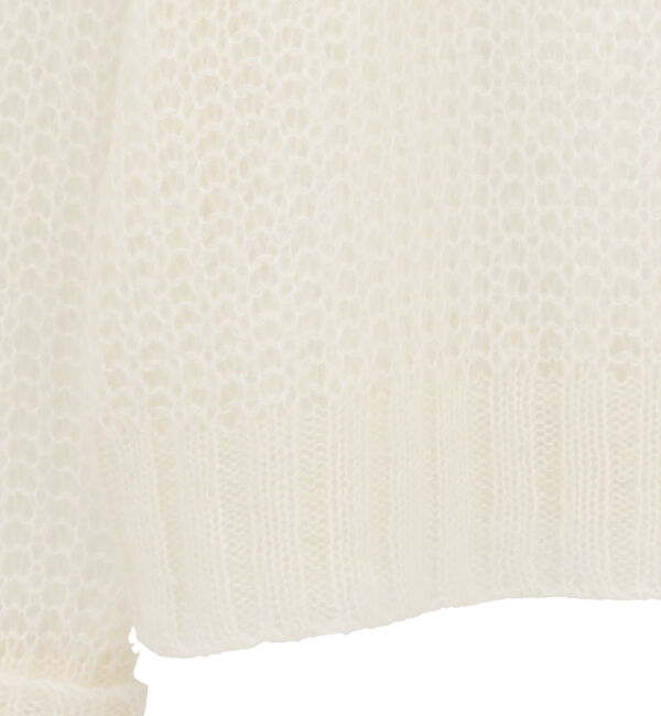 Soffitto「ローゲージシアーモヘヤ混ニットプルオーバー」|ニット・セーター|