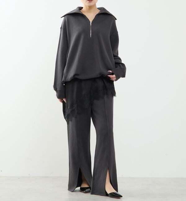 SOFFITTO「【A_/エース】ハーフジッププルオーバー」|スウェット・ジャージ|