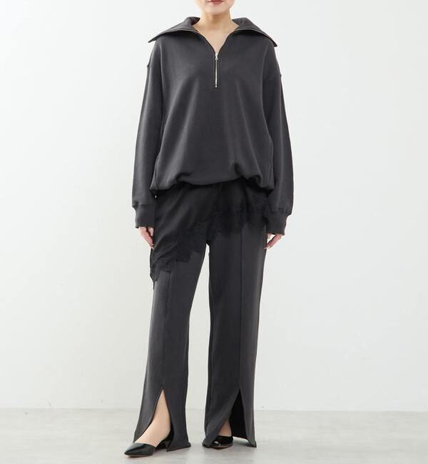 SOFFITTO「【A_/エース】ハーフジッププルオーバー」|スウェット・ジャージ|