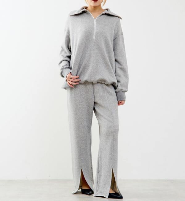 SOFFITTO「【A_/エース】ハーフジッププルオーバー」|スウェット・ジャージ|