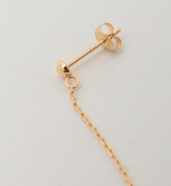 SOFFITTO「【Rudbeckia/ルドベキア】Chain long pierce (片耳)」|ピアス|