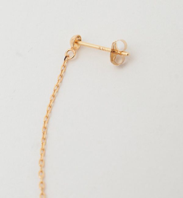 SOFFITTO「【Rudbeckia/ルドベキア】Chain long pierce (片耳)」|ピアス|